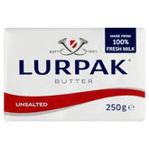 Lurpak Butter Unsalted 250g (Case of 10)  Adomoo